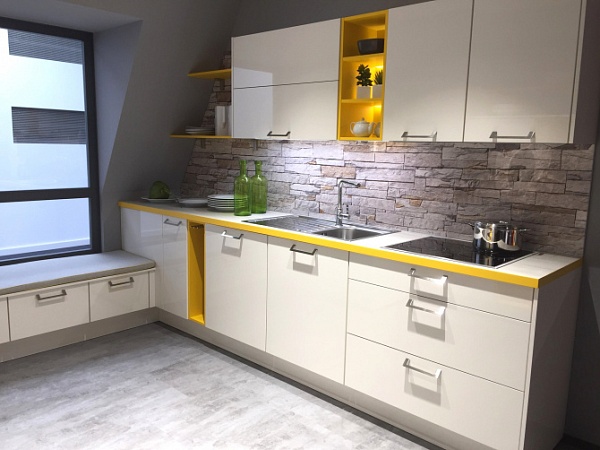 кухня Ника с интегрированной ручкой цена за п.м.